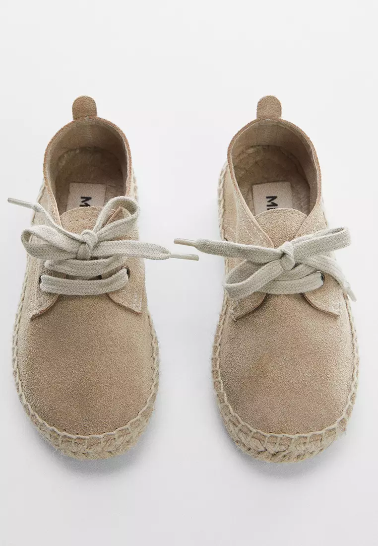 Buy MANGO BABY Lace-Up Leather Shoes 2025 Online ZALORA Philippines - Main Image