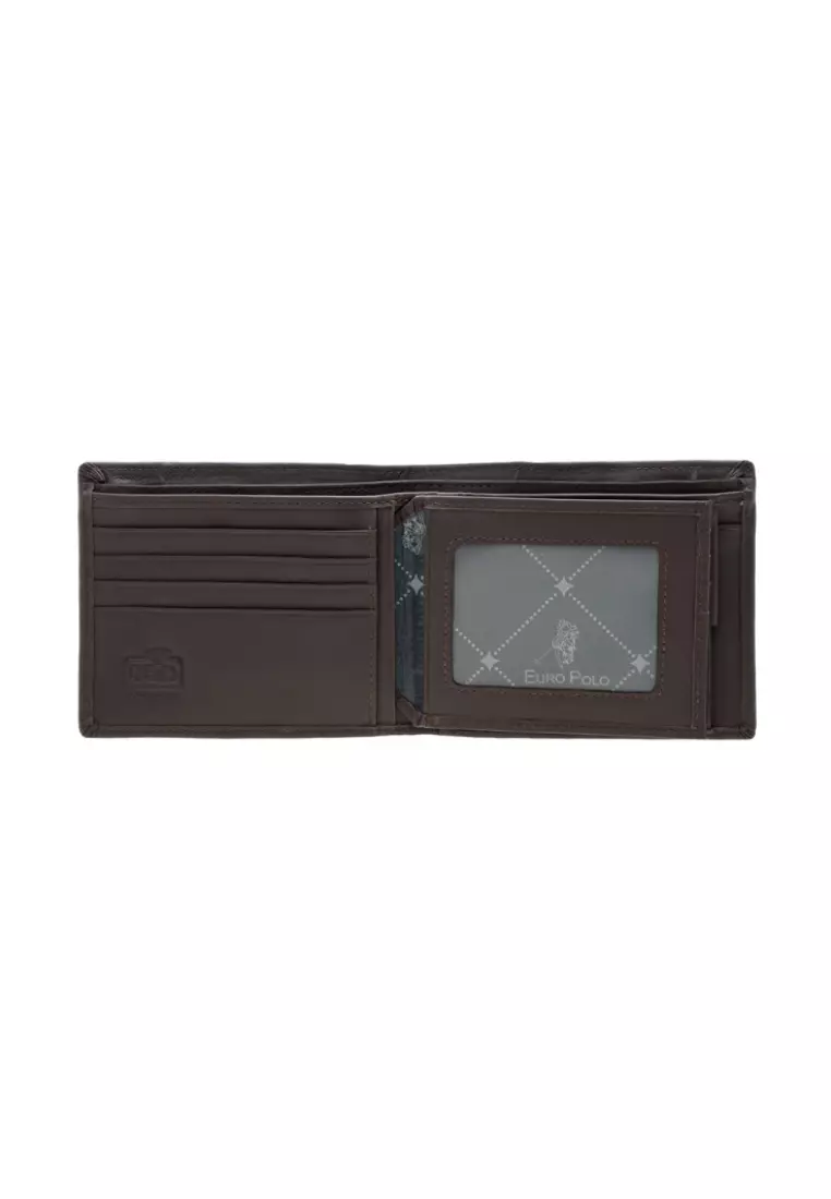 Grain Leather RFID Card ID Coin Wallet ( Big Size ) EWB 40167