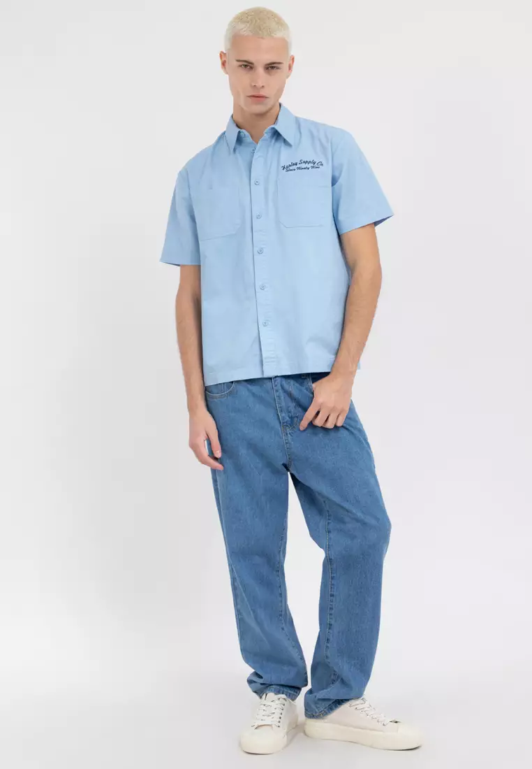 Men's Button Down Polo