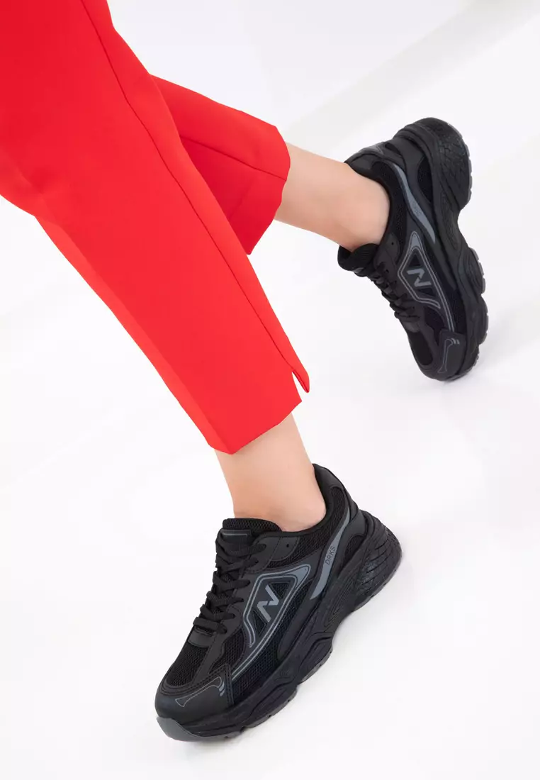 Black-Black Women's Sneaker 20762