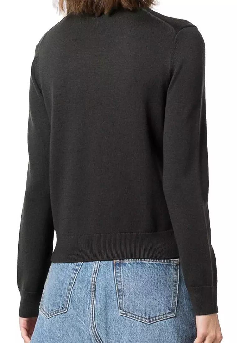 Logo Embroidered 針織毛衣(灰色)