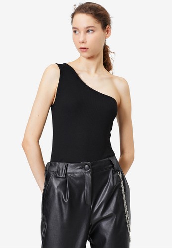 Jual Koton One Shoulder Tank Top Original Zalora Indonesia