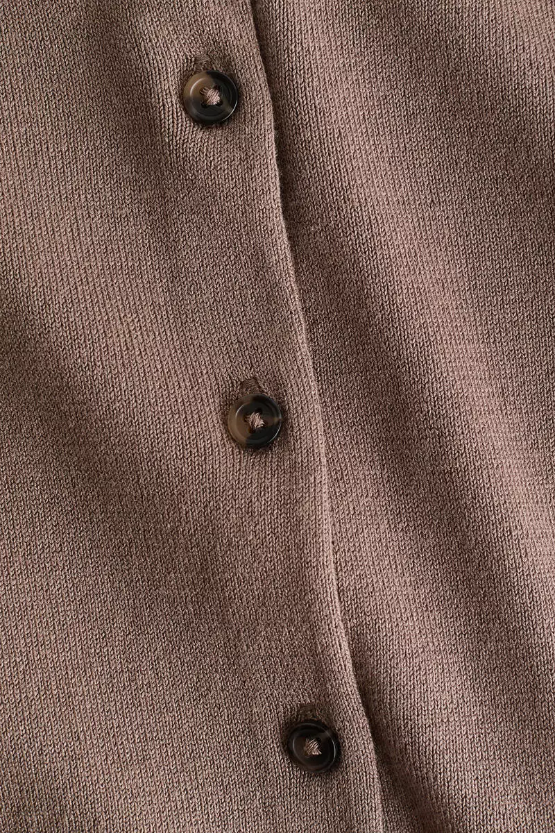 Fine-knit cardigan
