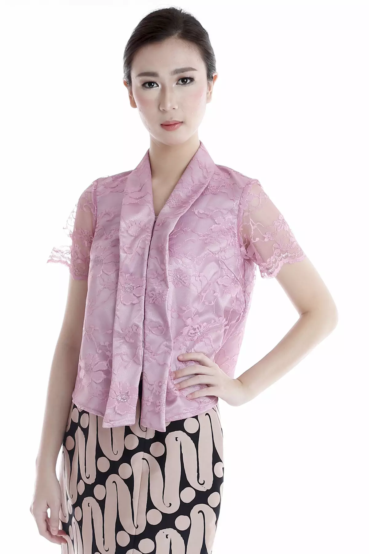 Menik Dusty Pink Kebaya
