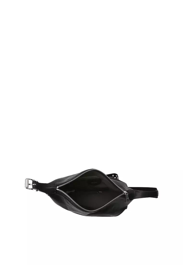 Abstract 單肩斜背袋 - 黑