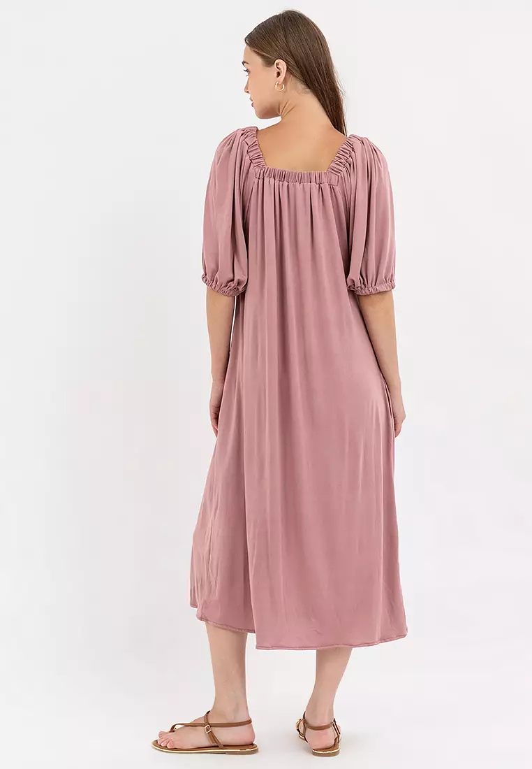 Martha Square Neck Dress