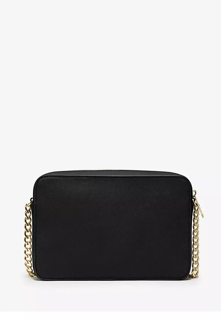 Jet Set Large Saffiano Leather Crossbody Bag