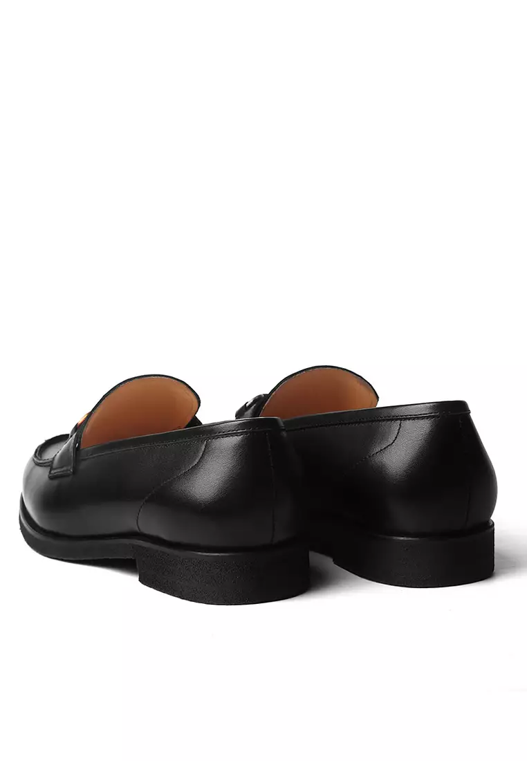 Horsebit Buckle Cowhide Loafers BL601-1