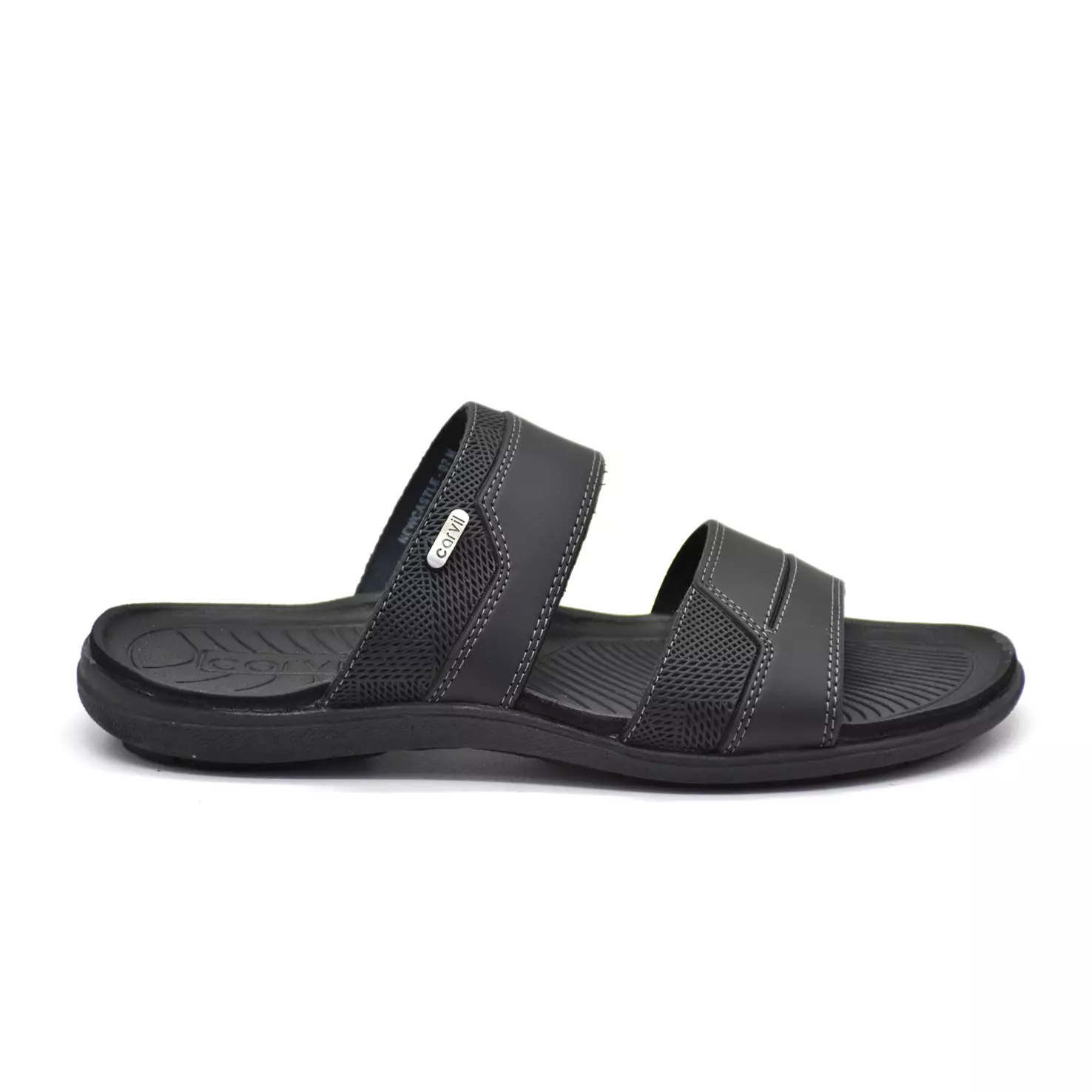 Carvil Sandal Pria Newcastle-02 M Black
