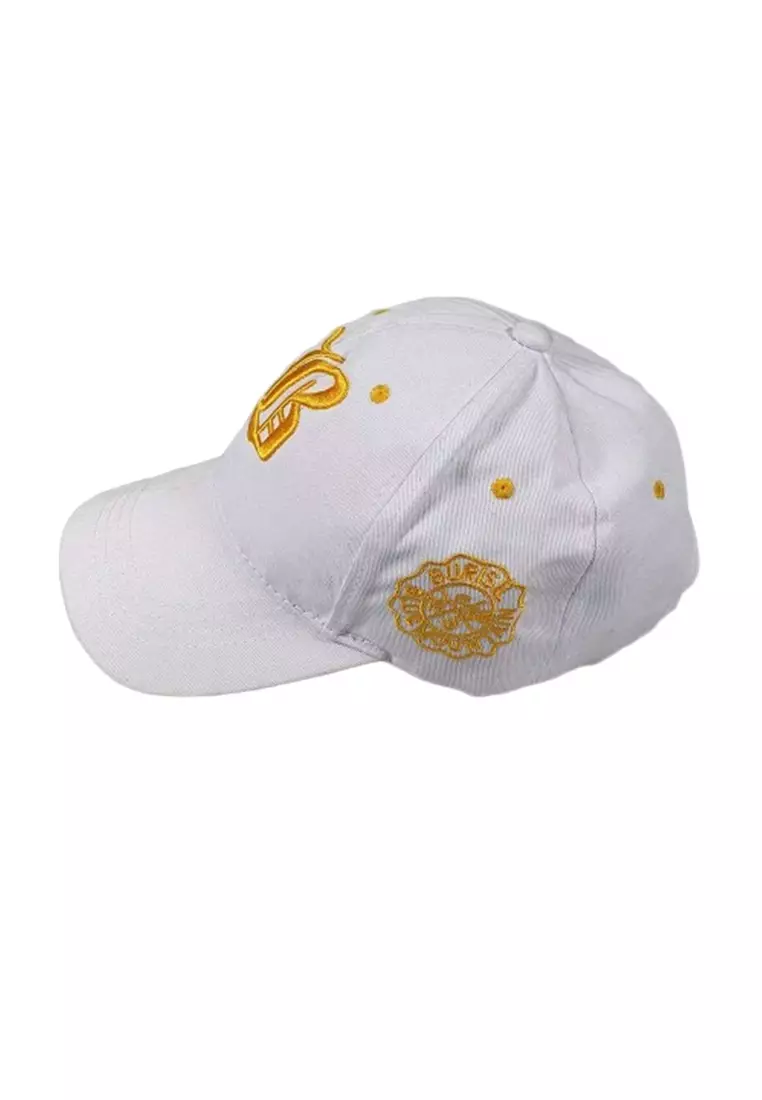 Topi Baseball Cap Bordir LB Burisil Bluemountain Cotton ORIGINAL - White