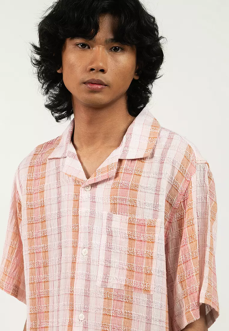 Textured Short Sleeve Shirt