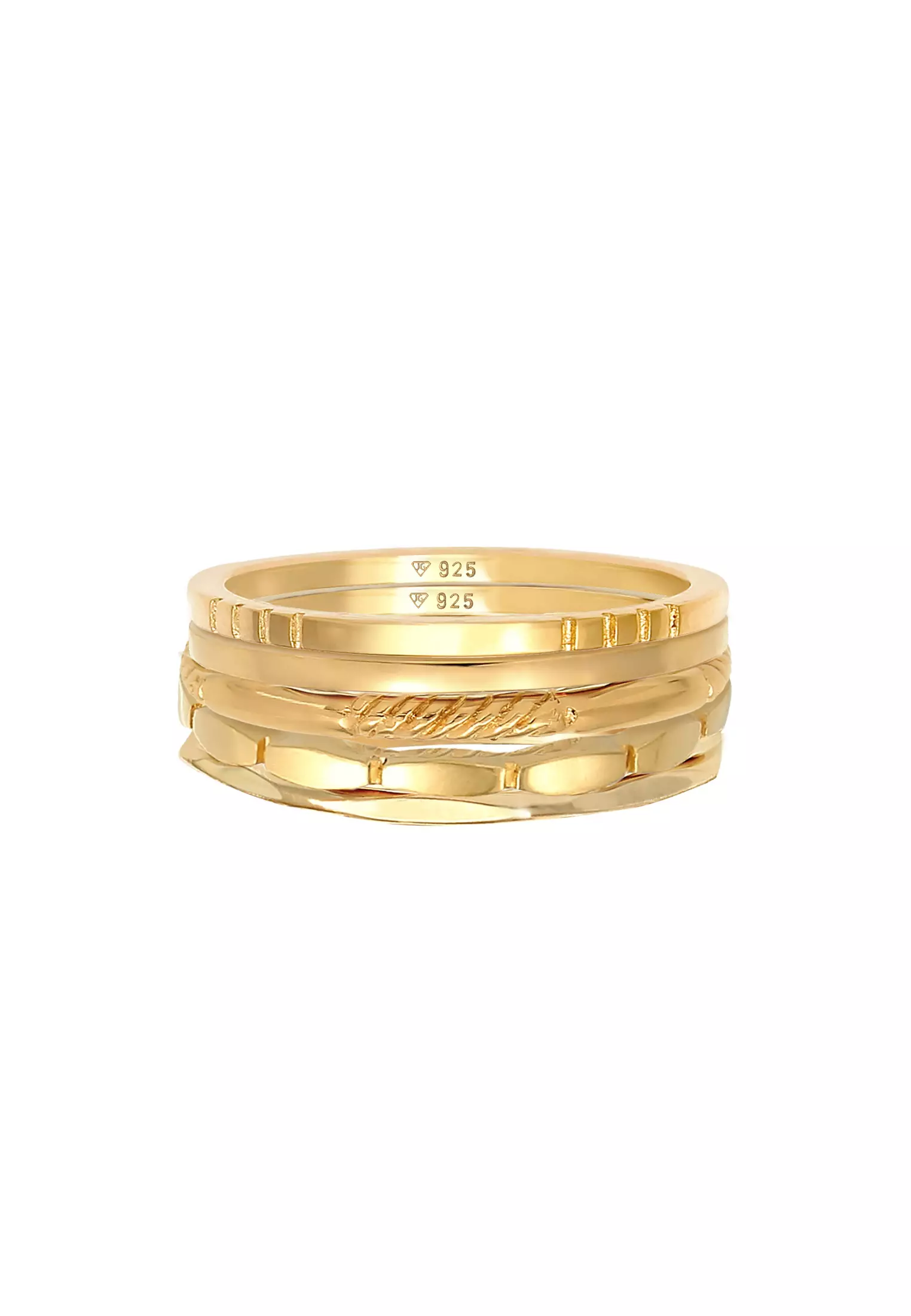 Gold plated stacking rings store