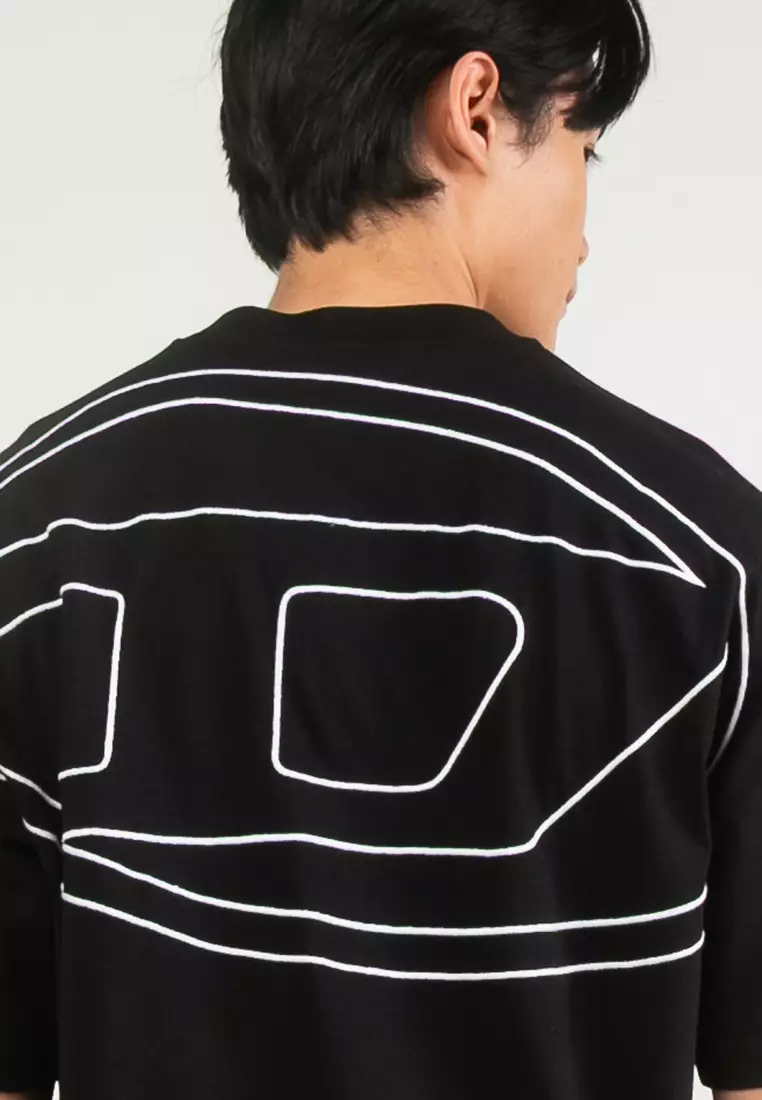 Oversized T-Shirt with Oval D Logo