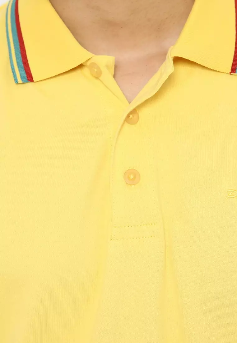 POLICE Polo Shirt Krah Stripes Pria 207200221