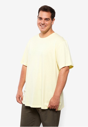 LC WAIKIKI yellow Printed Combed Cotton T-Shirt 79BA6AA3CE7502GS_1