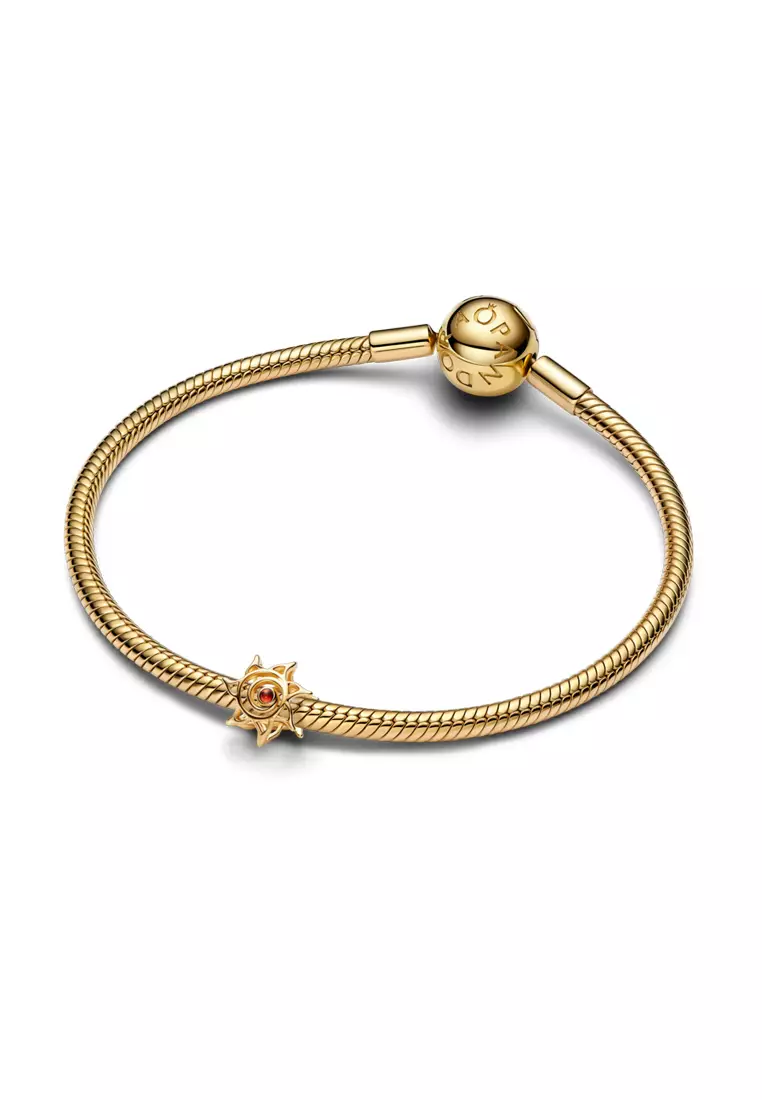 Buy PANDORA Pandora 14K Gold Plated Sun Openwork Charm Online
