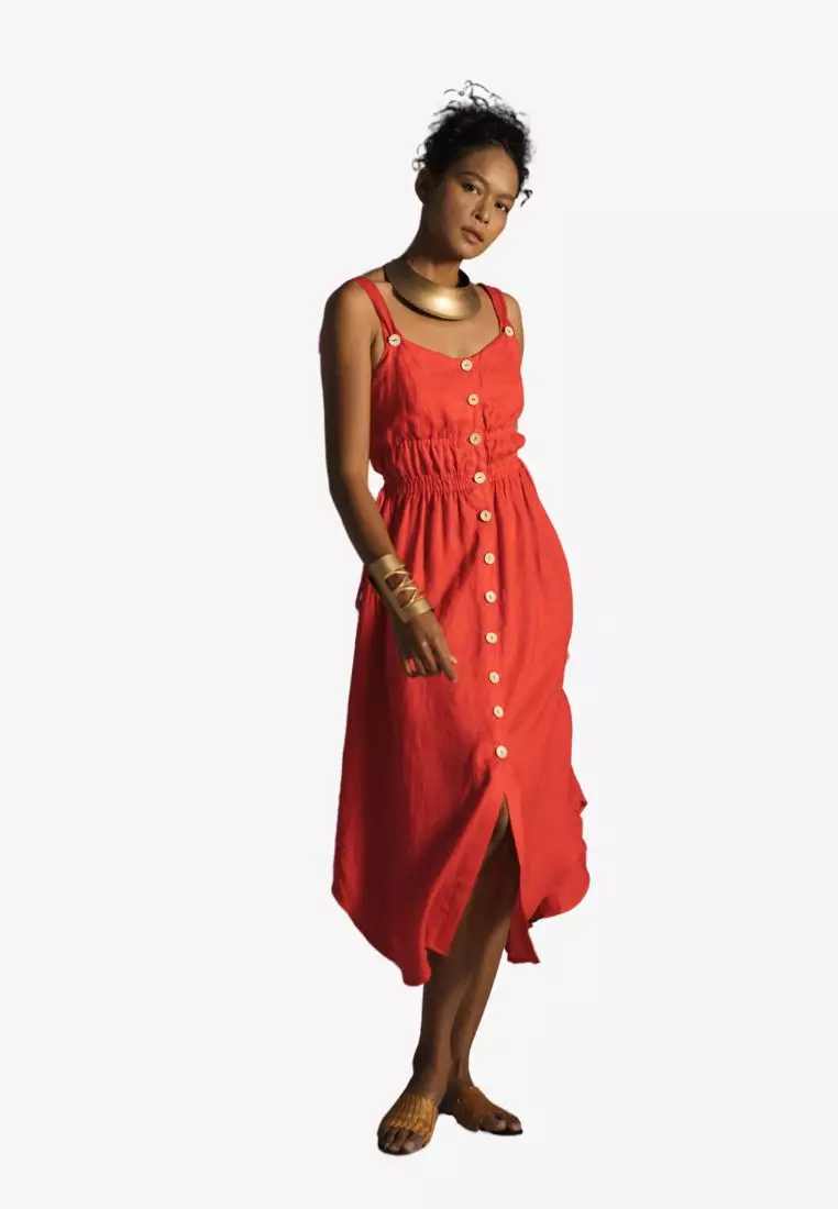 Buy F2 Fashion and Freedom Summer Get Away Maxi Linen Dress 2025