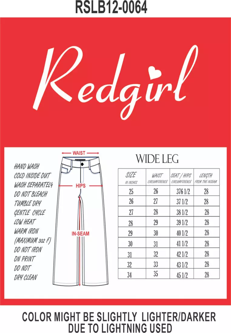 Denim Wide Leg Pants