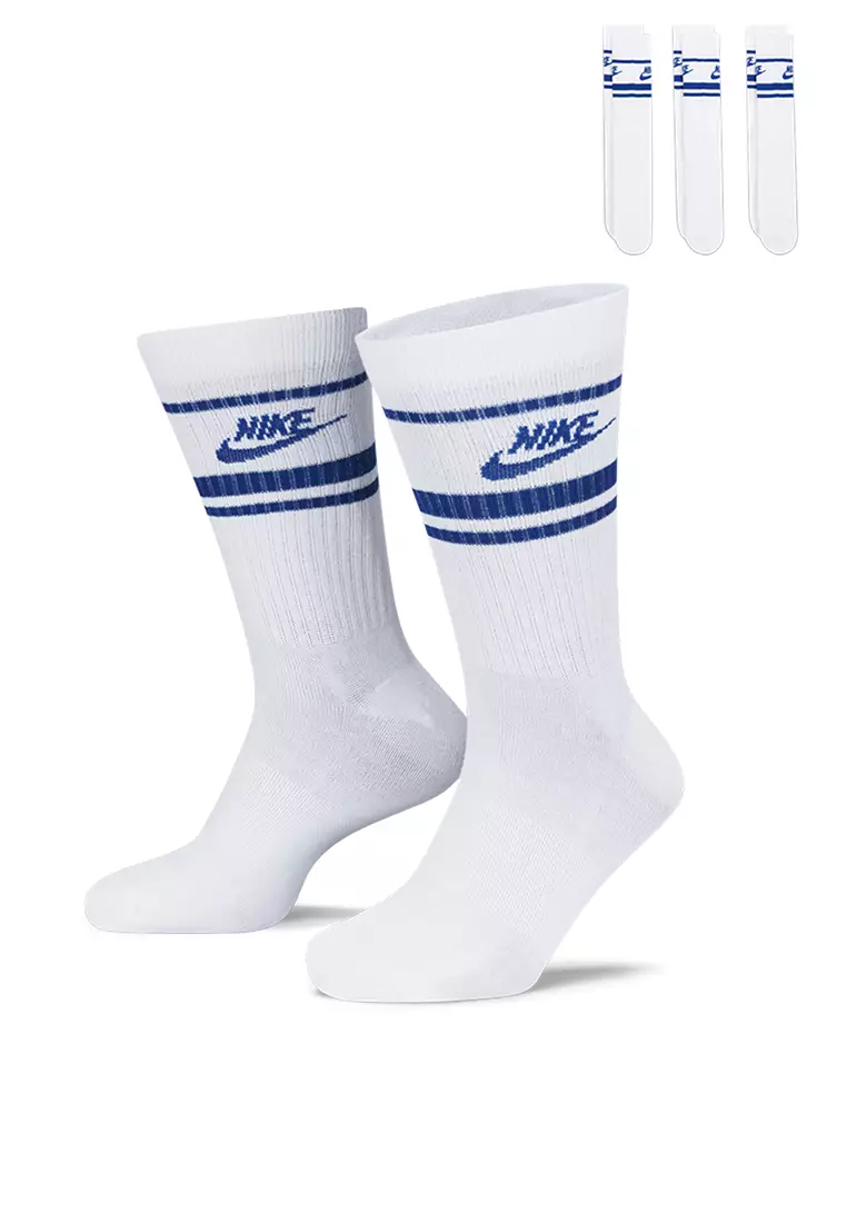 Jual Nike Sportswear Everyday Essential Crew Socks (3 Pairs