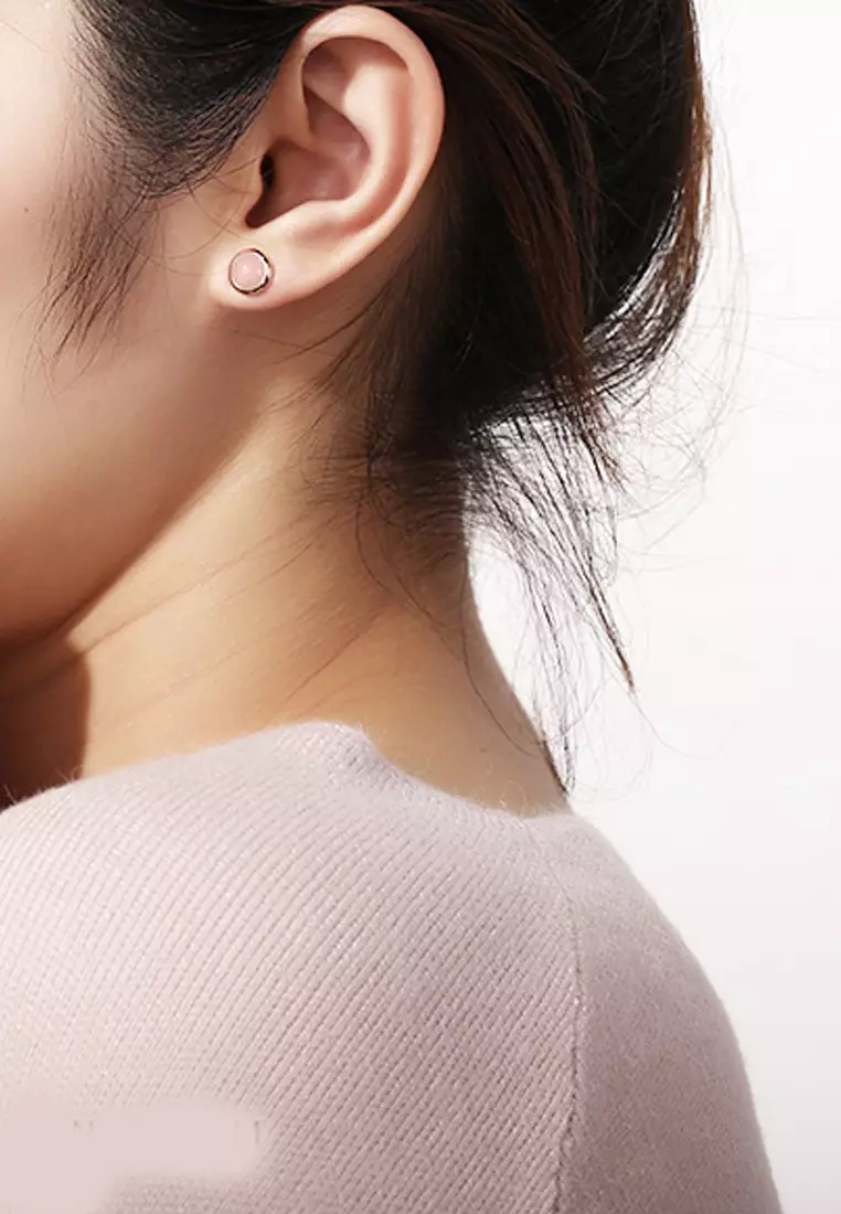 Lynx Cat Eye Necklace + Earrings Jewellery Set