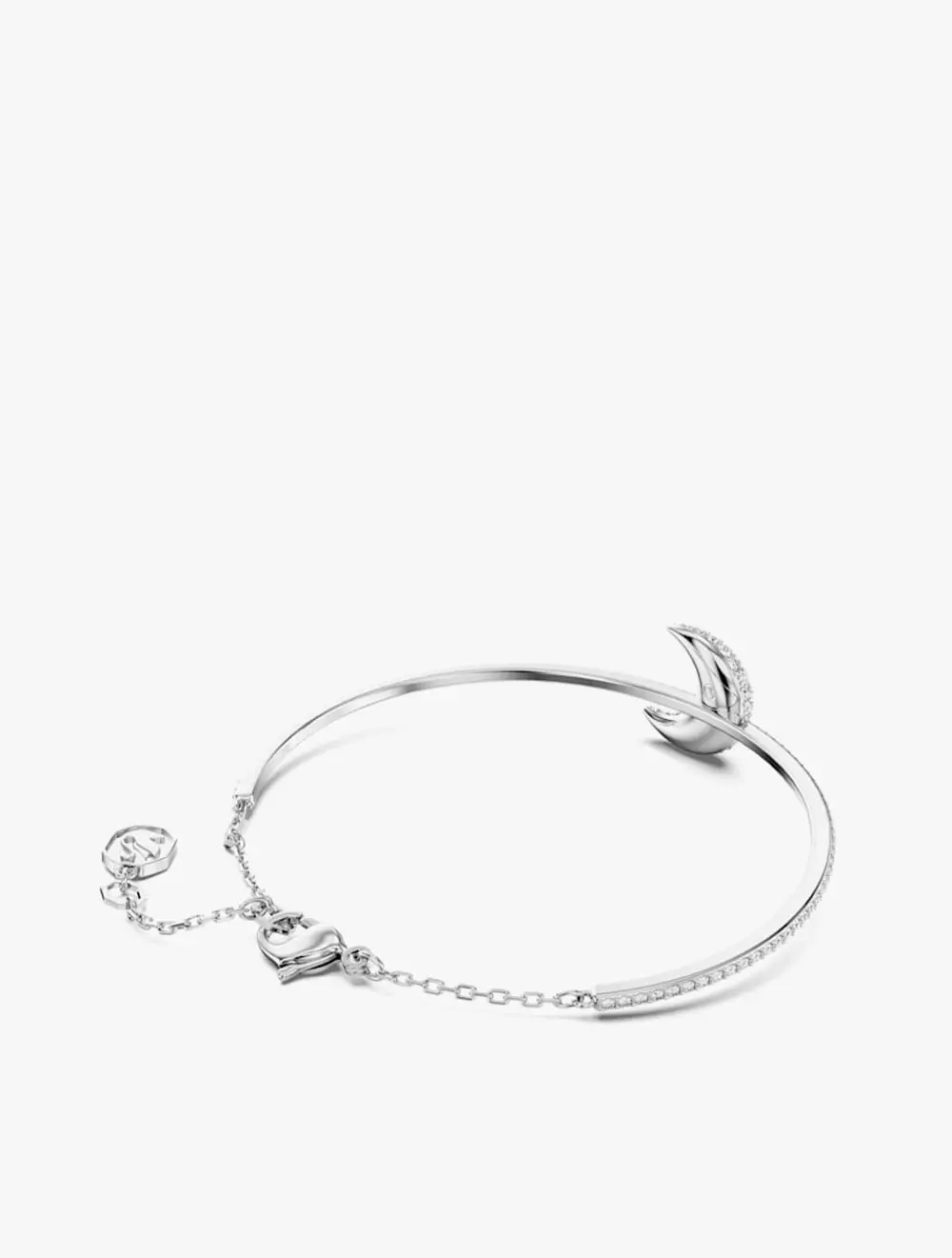 Jual Swarovski Luna Bangle Moon White Rhodium Plated M