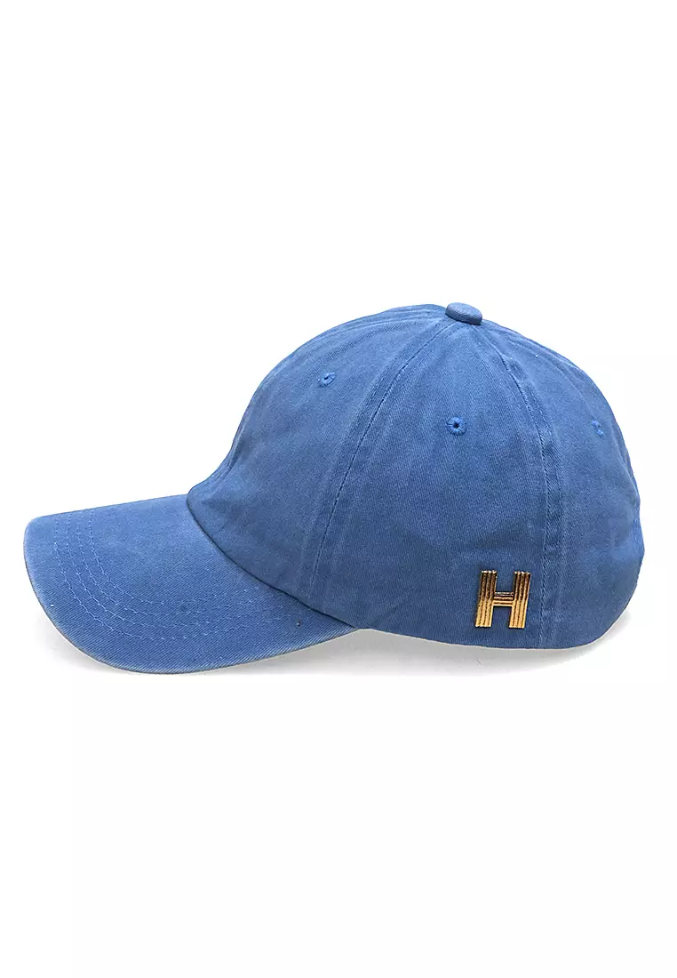 Drsh Topi Baseball Unisex Plain Casual Sport Adjustable Material Cotton ORIGINAL - Light Blue