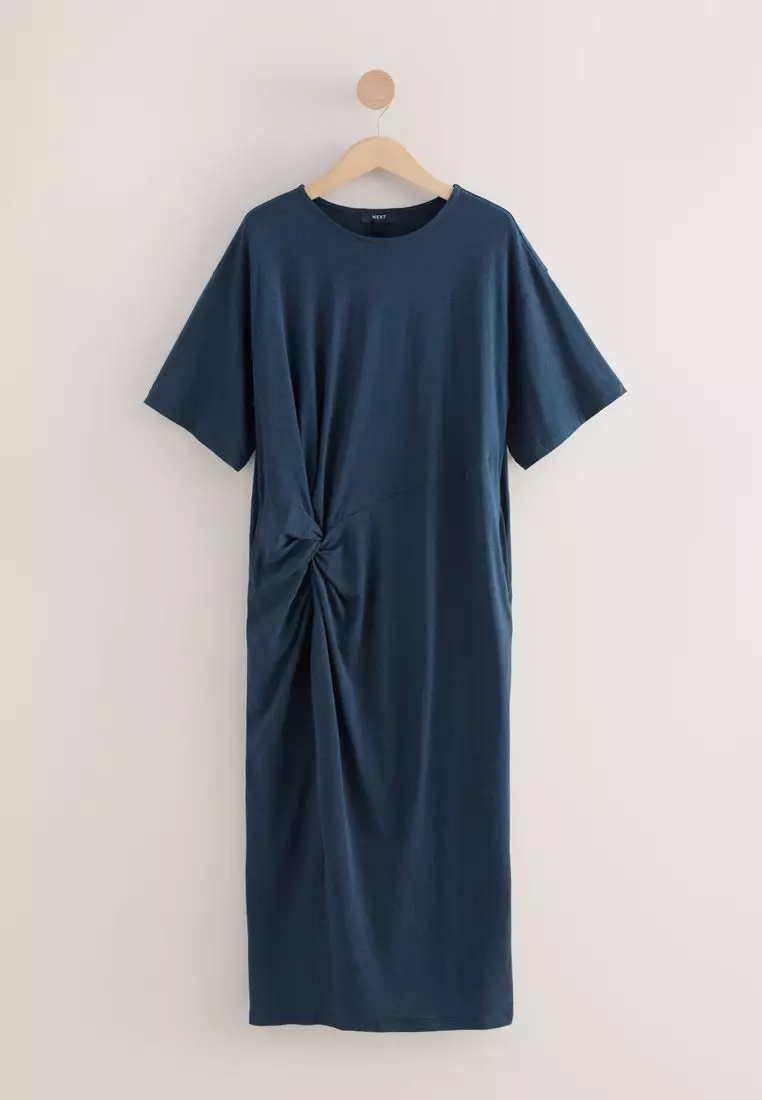 Jersey Twist T-Shirt Summer Dress