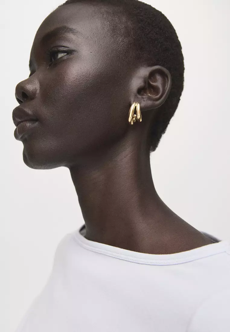 Cotton Boat Neck T-Shirt