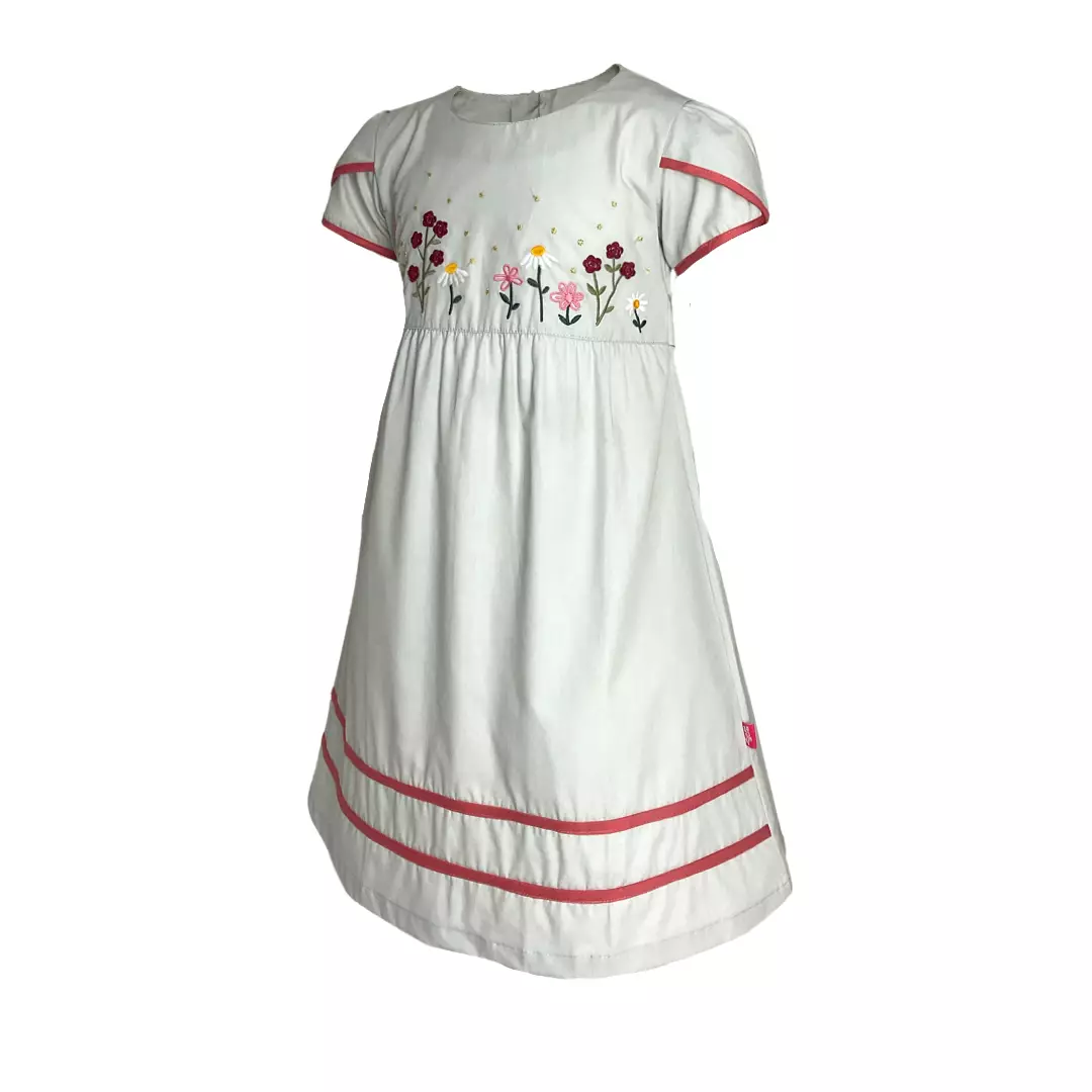 Pingu Dress Anak Perempuan Polos Pendek Abu 90501828