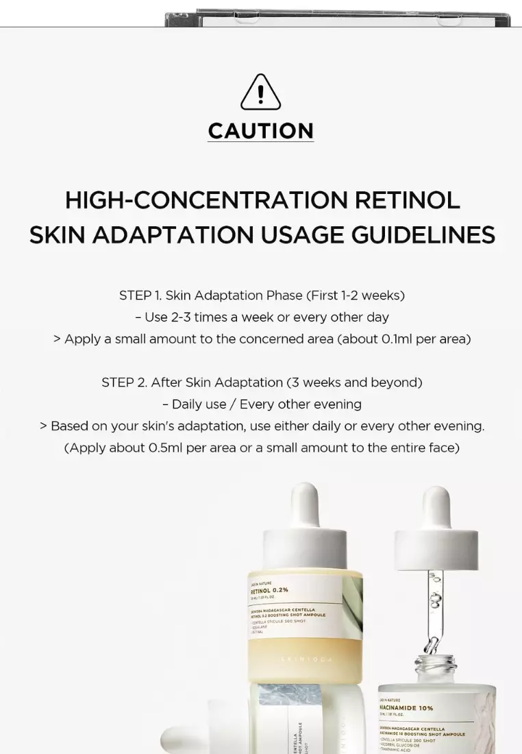 SKIN1004 Madagascar Centella Retinol 0.2 Boosting Shot Ampoule 30ml