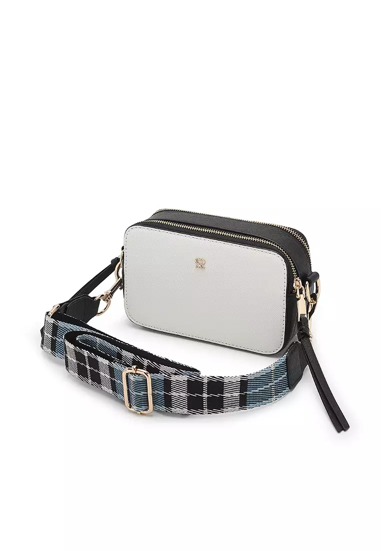 Women's Top Handle Bag / Sling Bag / Crossbody Bag / Shoulder Bag (Tas Tangan Wanita / Tas Selempang Wanita / Tas Bahu Wanita) - Putih