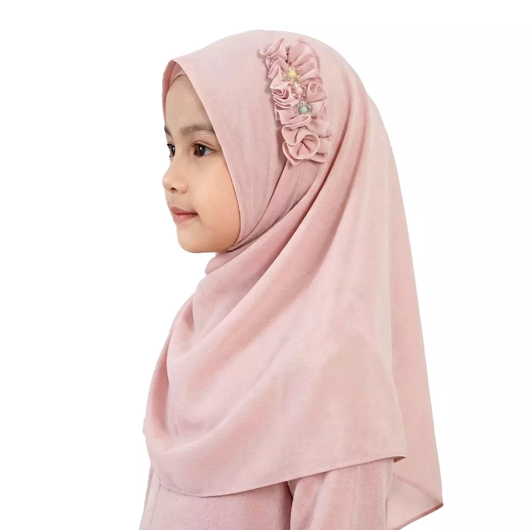 Rabbani - Kerudung Pashmina Instan Anak Pastan Bani Shafia Exclusive -  Prism Pink