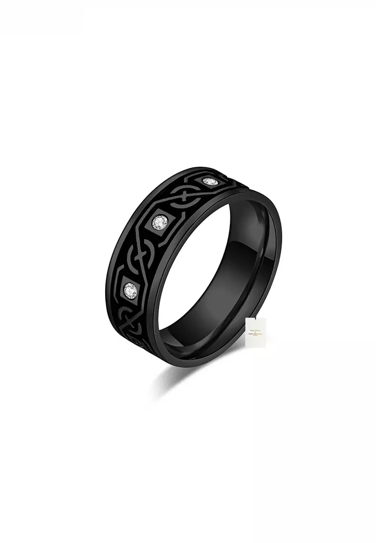 Celtic knot clearance silicone ring