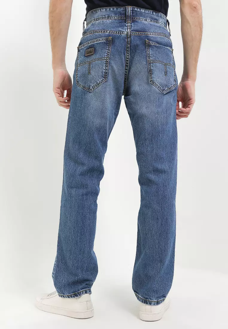 Basic Straight Fit Denim Pants BFS2501D