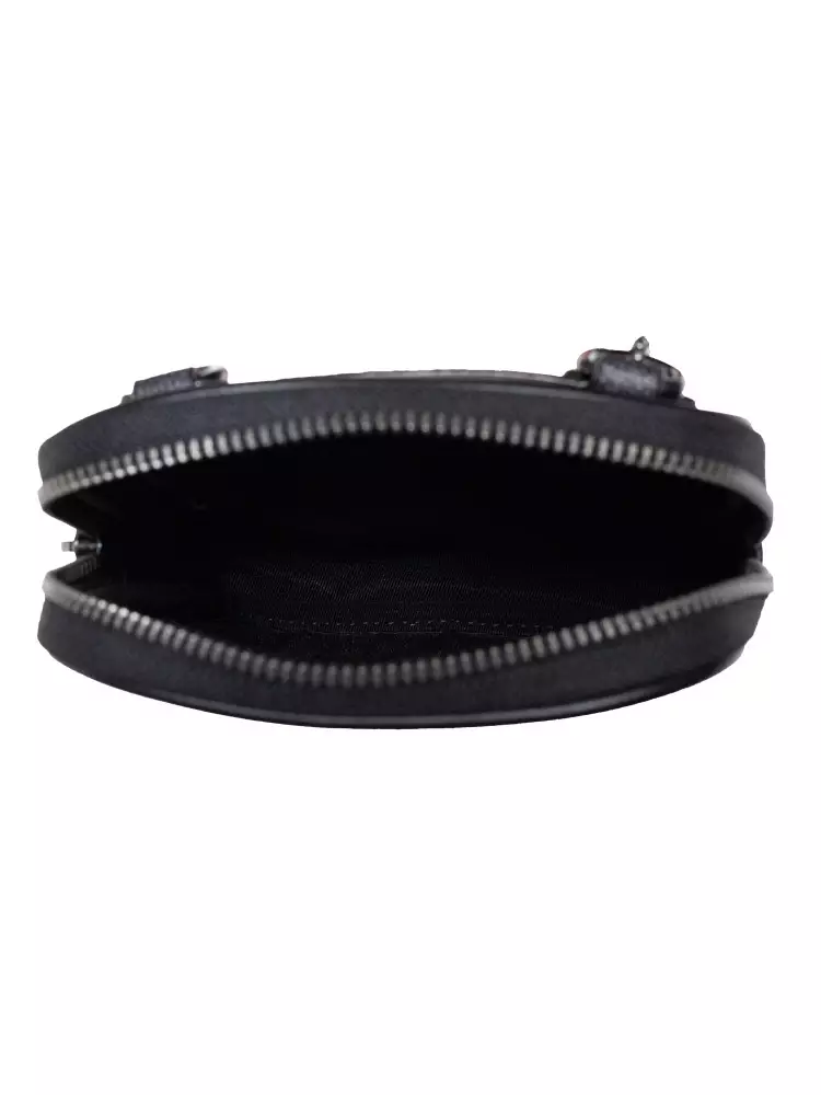 CW364 Coach Aden Crossbody Charcoal Black 