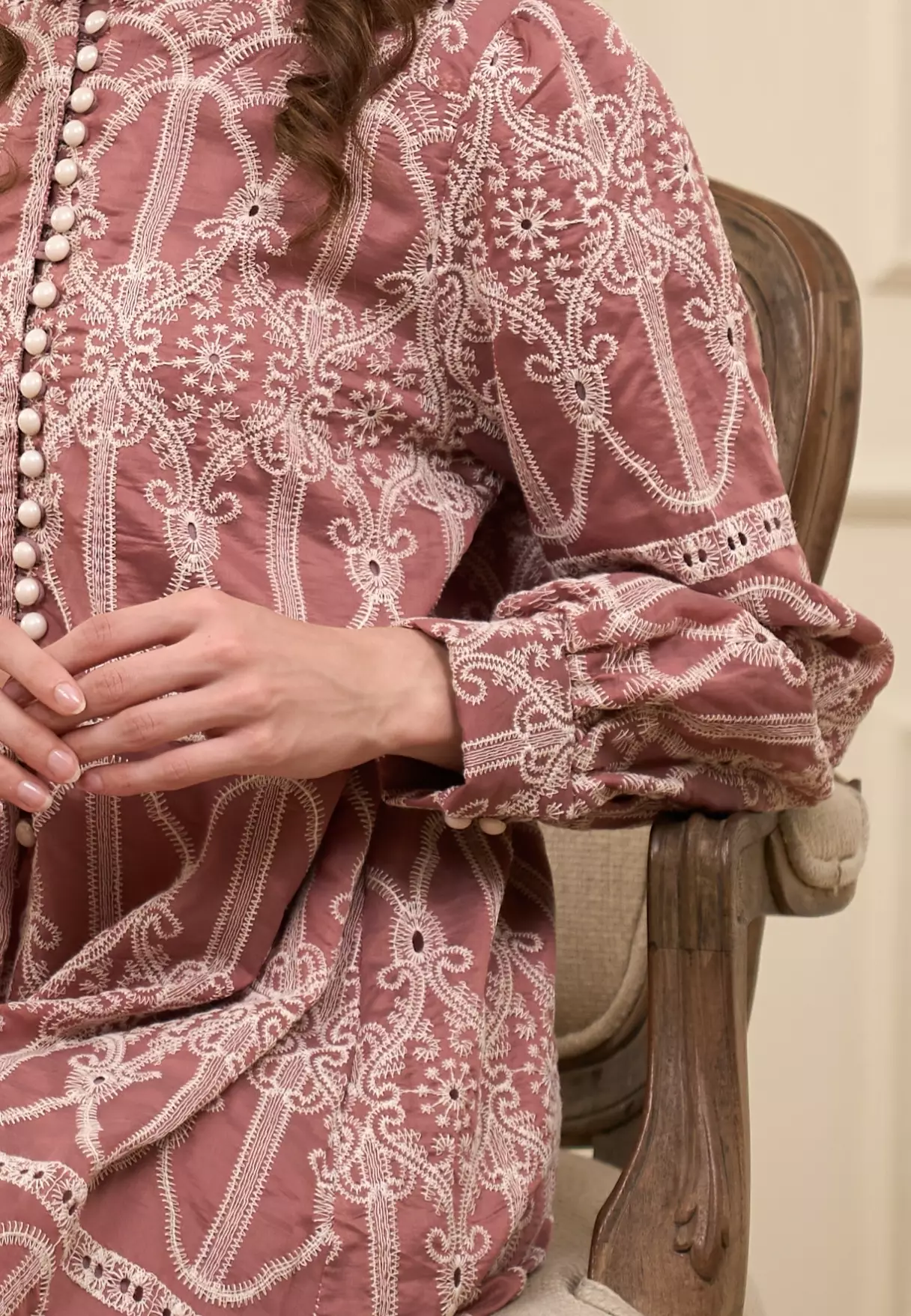 Saffiya Dress - Woodrose