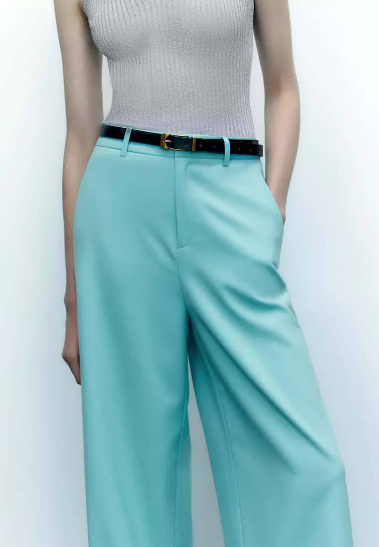 Buy Urban Revivo MidWaist Straight Pants 2024 Online ZALORA Singapore