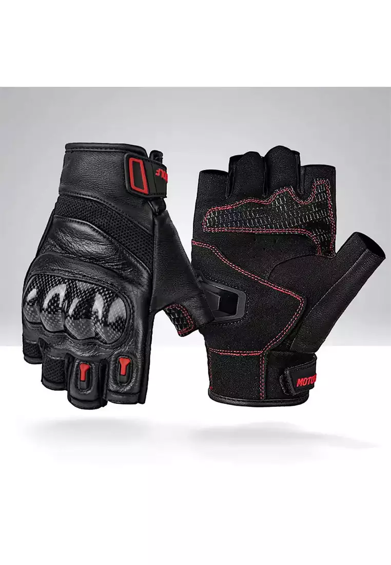 Half finger motorcycle gloves online