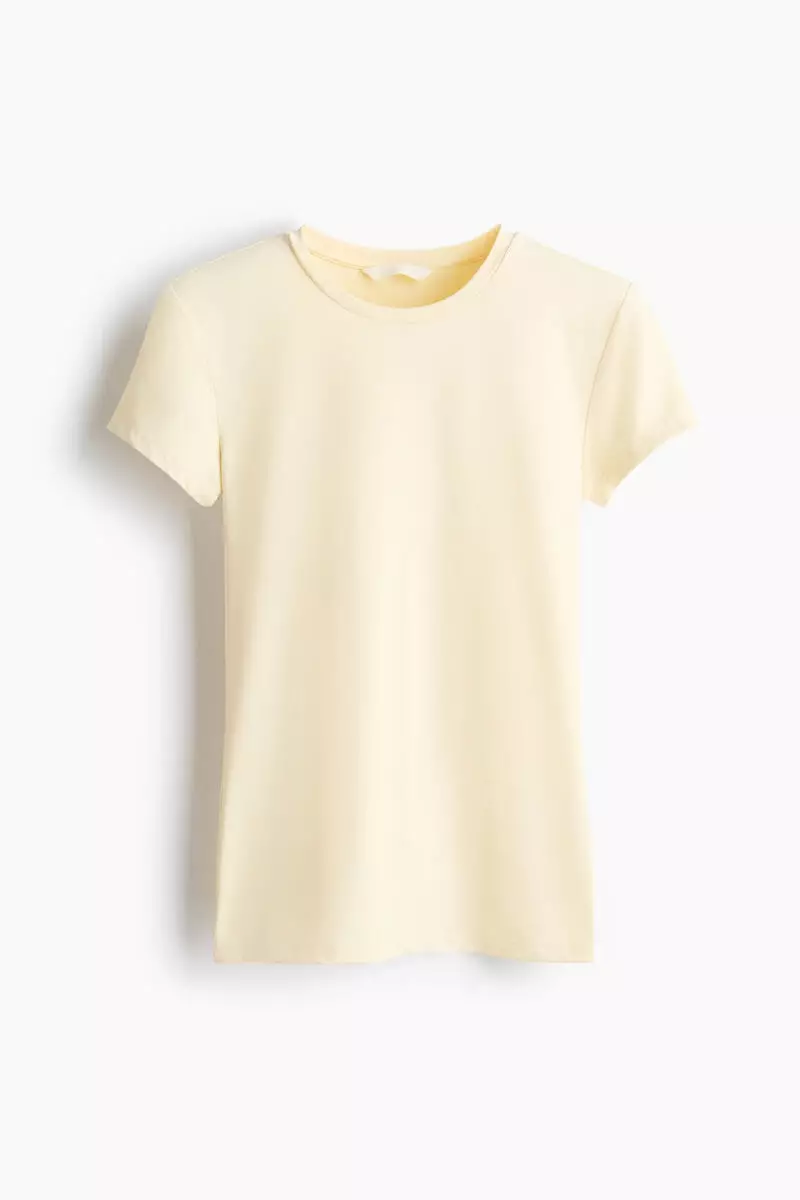 Fitted microfibre T-shirt
