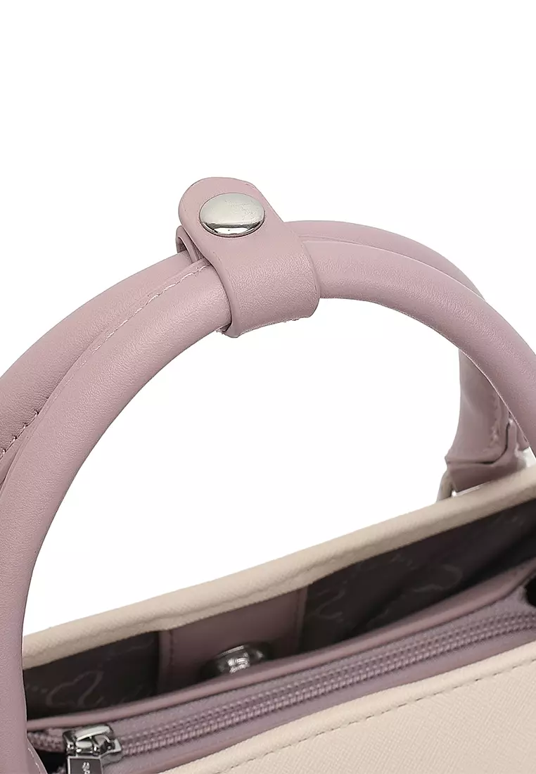 Women's Top Handle Bag / Sling Bag / Crossbody Bag (Tas Selempang / Tas Tangan) - Ungu