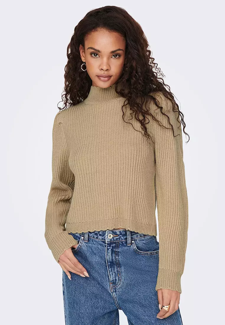 ONLY Laura High Neck Knit Pullover 2024 | Buy ONLY Online | ZALORA Hong ...