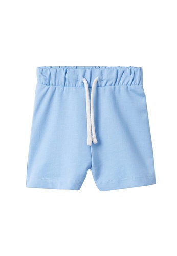 MANGO BABY blue Cotton Drawstring Waist Shorts 1B962KA62811F9GS_1