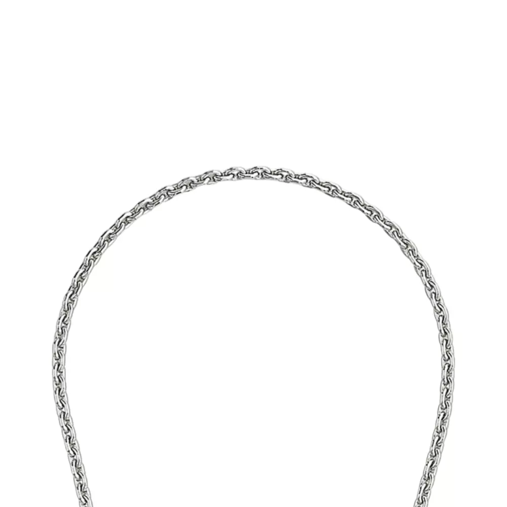 Etrier Necklace in Lacquered Metal Glycine/Bordeaux