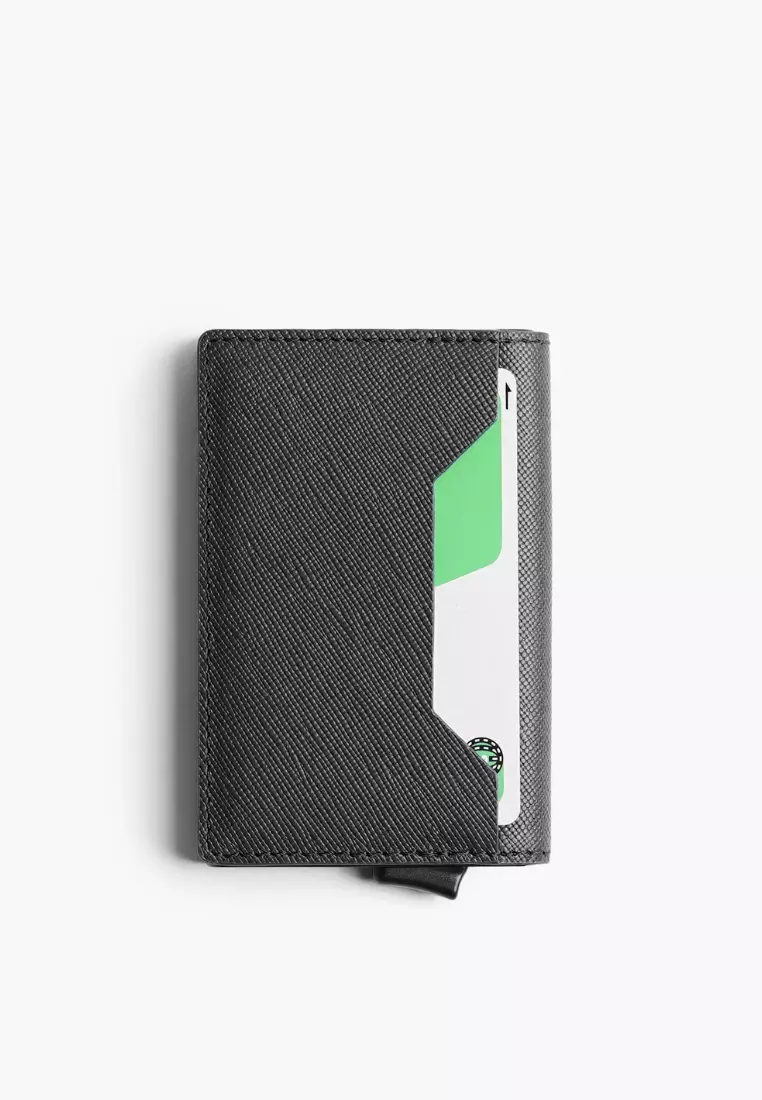 Maverick & Co. Manhattan Leather Pop-Up Wallet (Black)