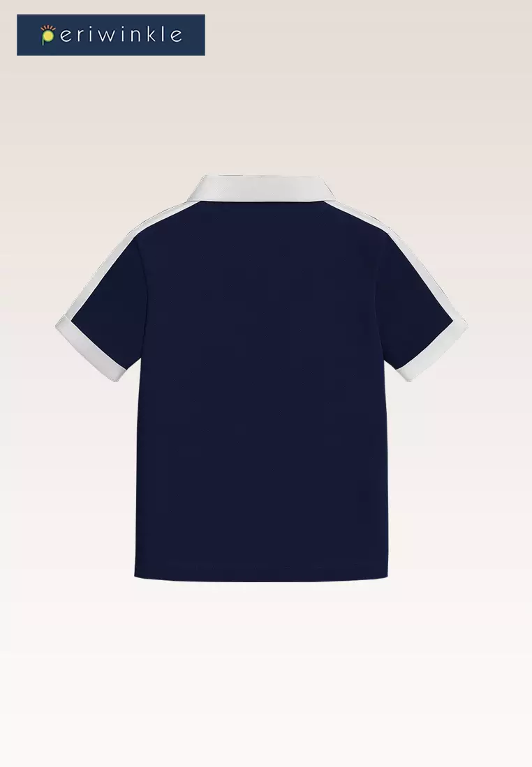 Raylan Boys Navy Polo Pique Shirt