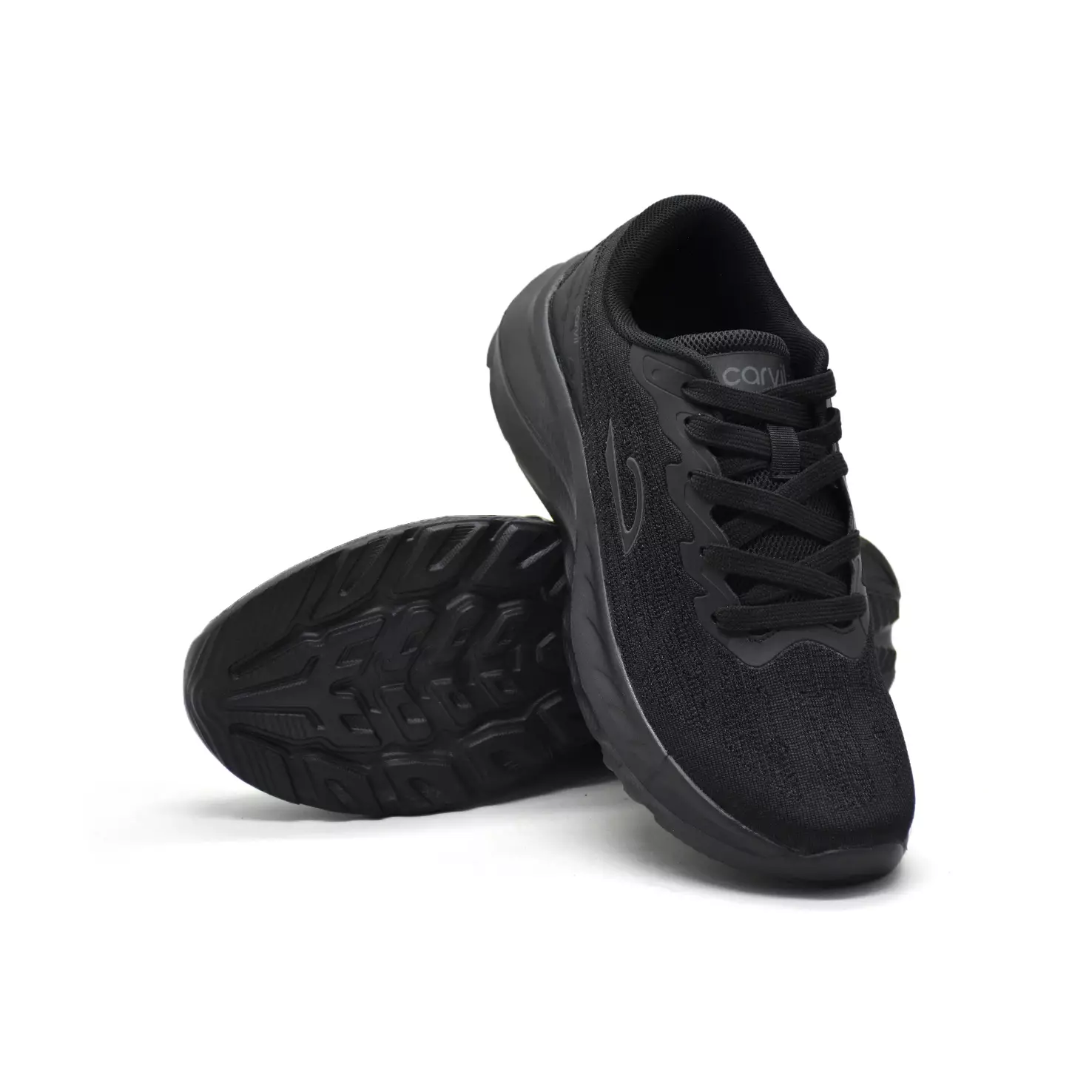 Carvil Sepatu Pria Genzi-SM Black/Black