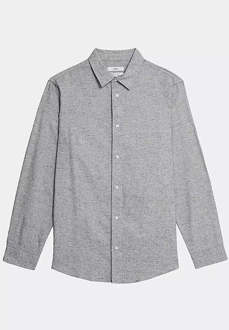 Pure Cotton Flannel Shirt