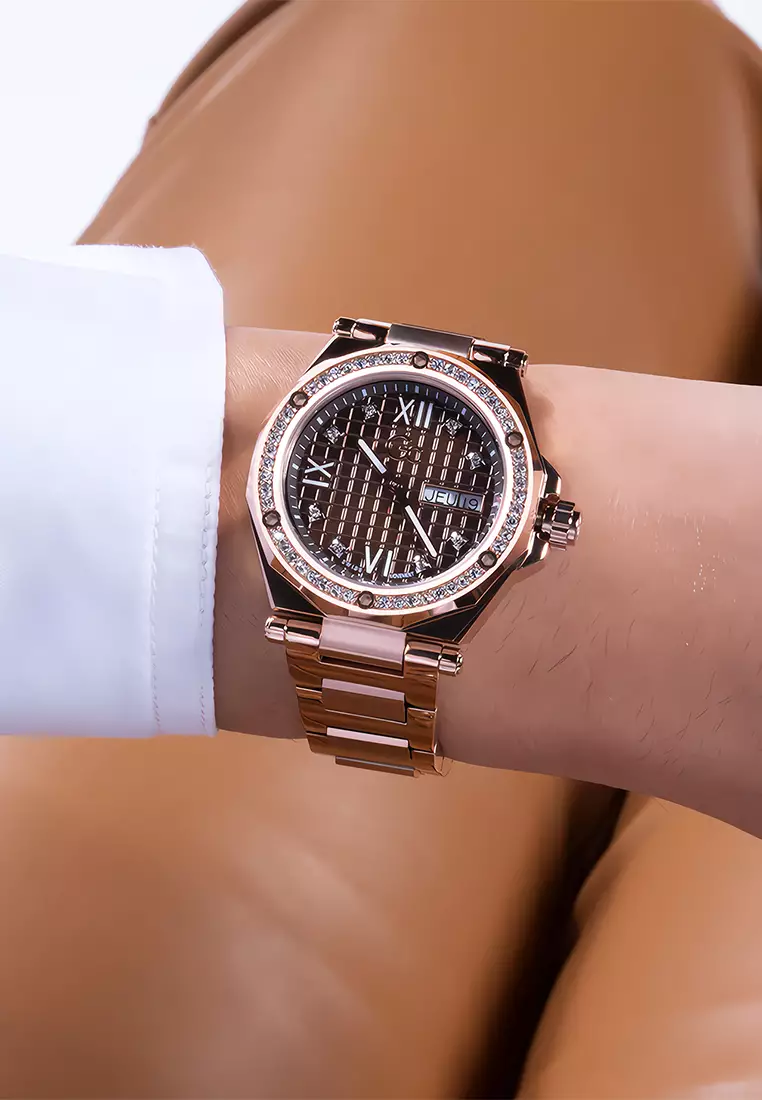 Gc Legacy Lady Mid Size Rosegold Stainless Steel Swiss Made - Z20001L4MF