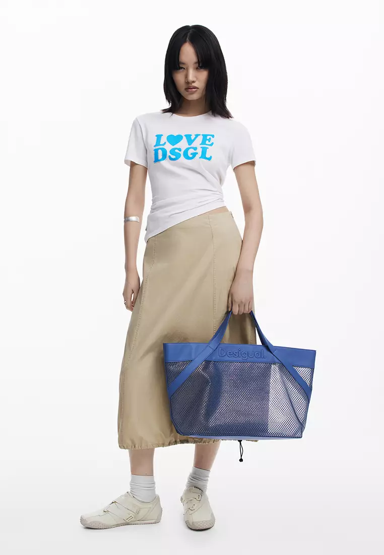 Desigual Large mesh shopper bag 2025 Buy Desigual Online