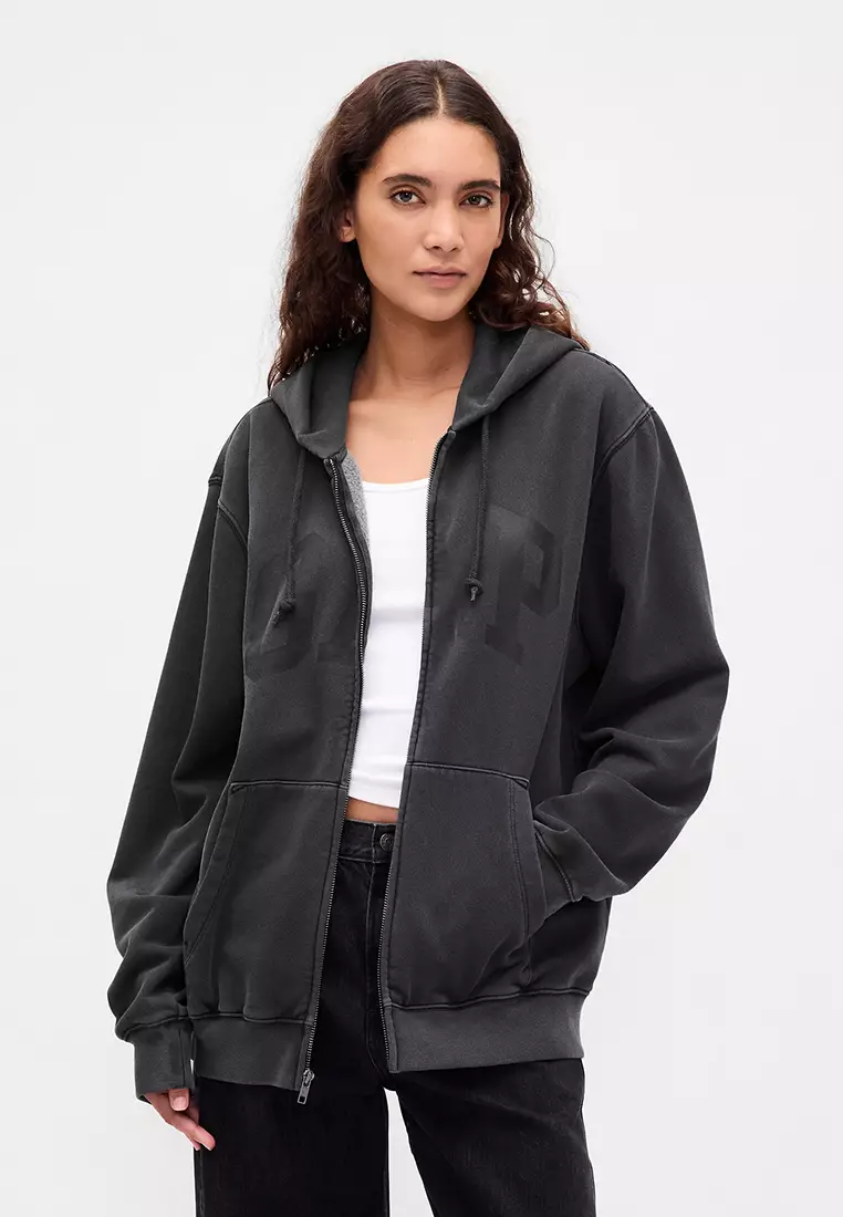 Vintage Soft Arch Logo Full-Zip Hoodie